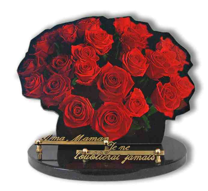 Exemple de plaque funéraire